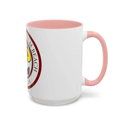 Seal of West Palm Beach Florida - Accent Coffee Mug - Go Mug Yourself