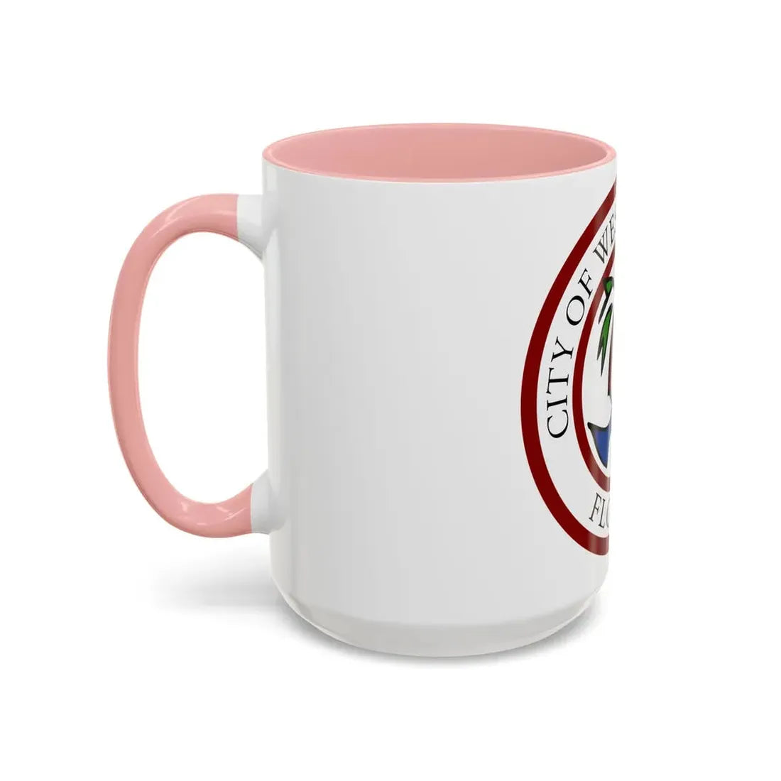 Seal of West Palm Beach Florida - Accent Coffee Mug - Go Mug Yourself
