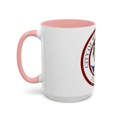 Seal of West Palm Beach Florida - Accent Coffee Mug - Go Mug Yourself