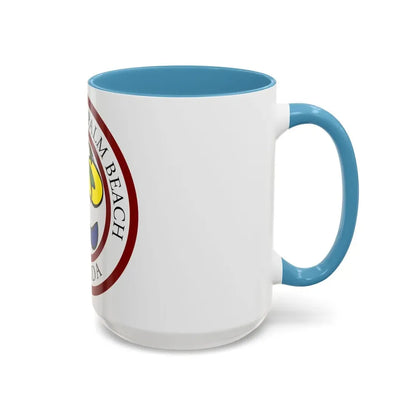 Seal of West Palm Beach Florida - Accent Coffee Mug - Go Mug Yourself