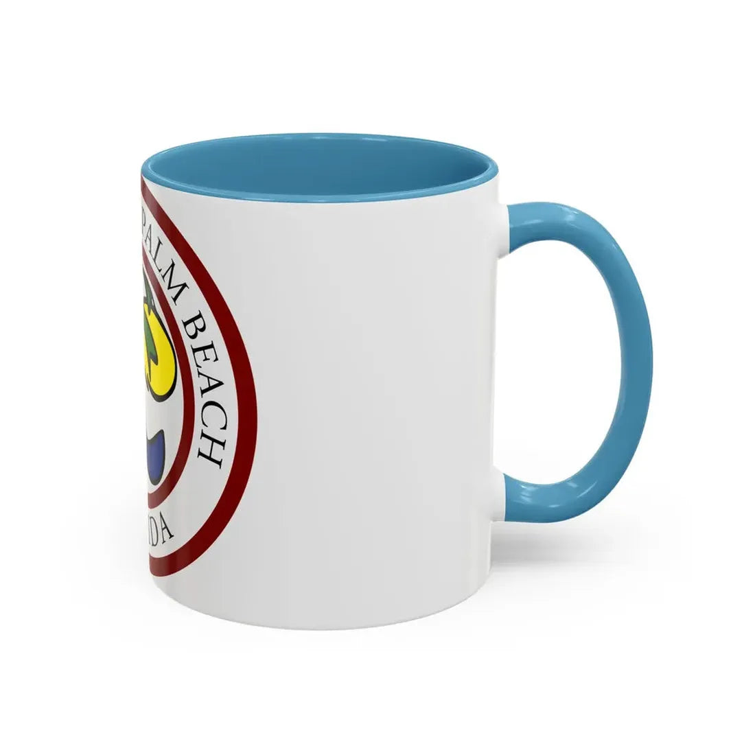 Seal of West Palm Beach Florida - Accent Coffee Mug - Go Mug Yourself