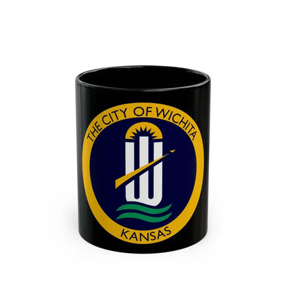 Seal of Wichita Kansas - Black Coffee Mug 11oz - Go Mug Yourself