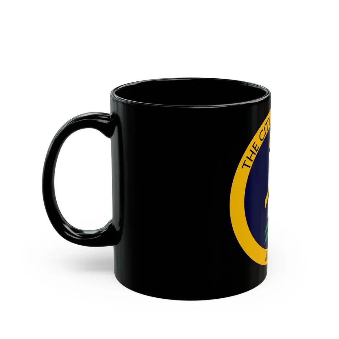 Seal of Wichita Kansas - Black Coffee Mug - Go Mug Yourself