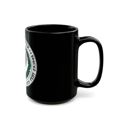 Seal of Worcester Massachusetts - Black Coffee Mug - Go Mug Yourself