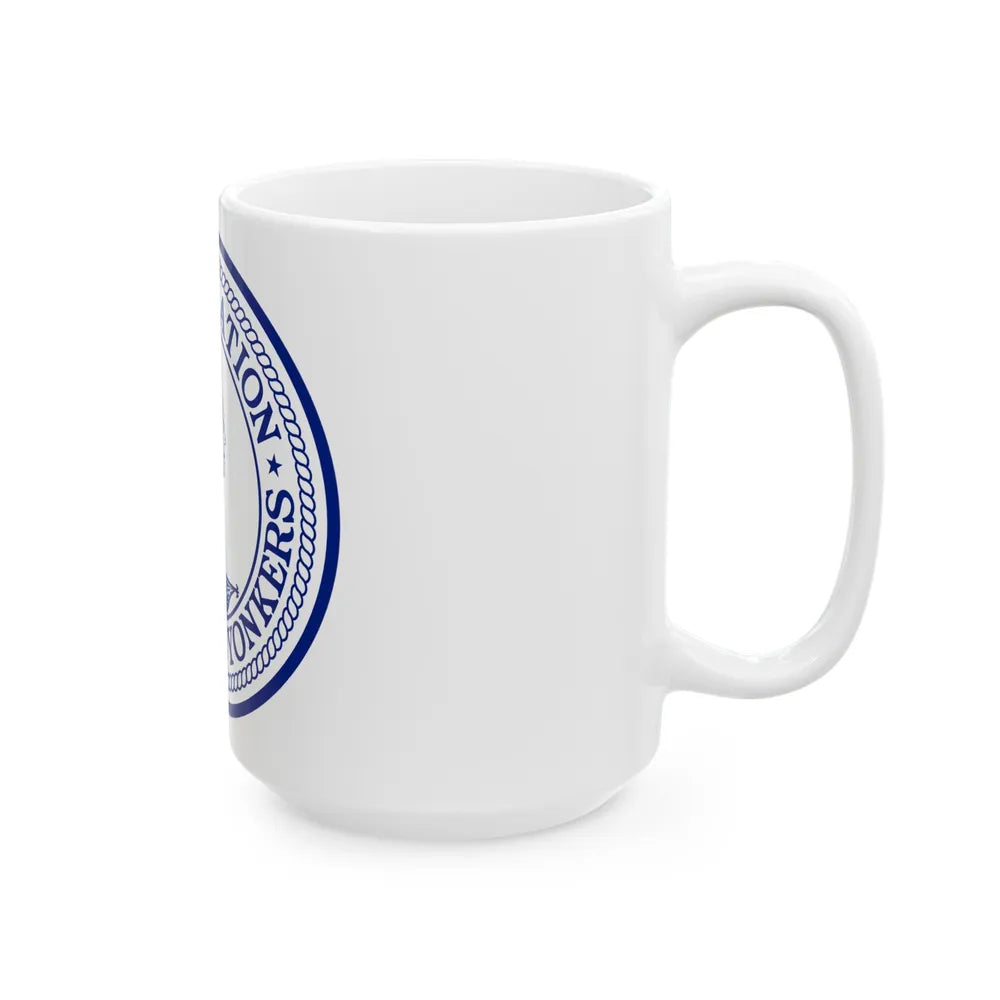 Seal of Yonkers New York - White Coffee Mug-Go Mug Yourself