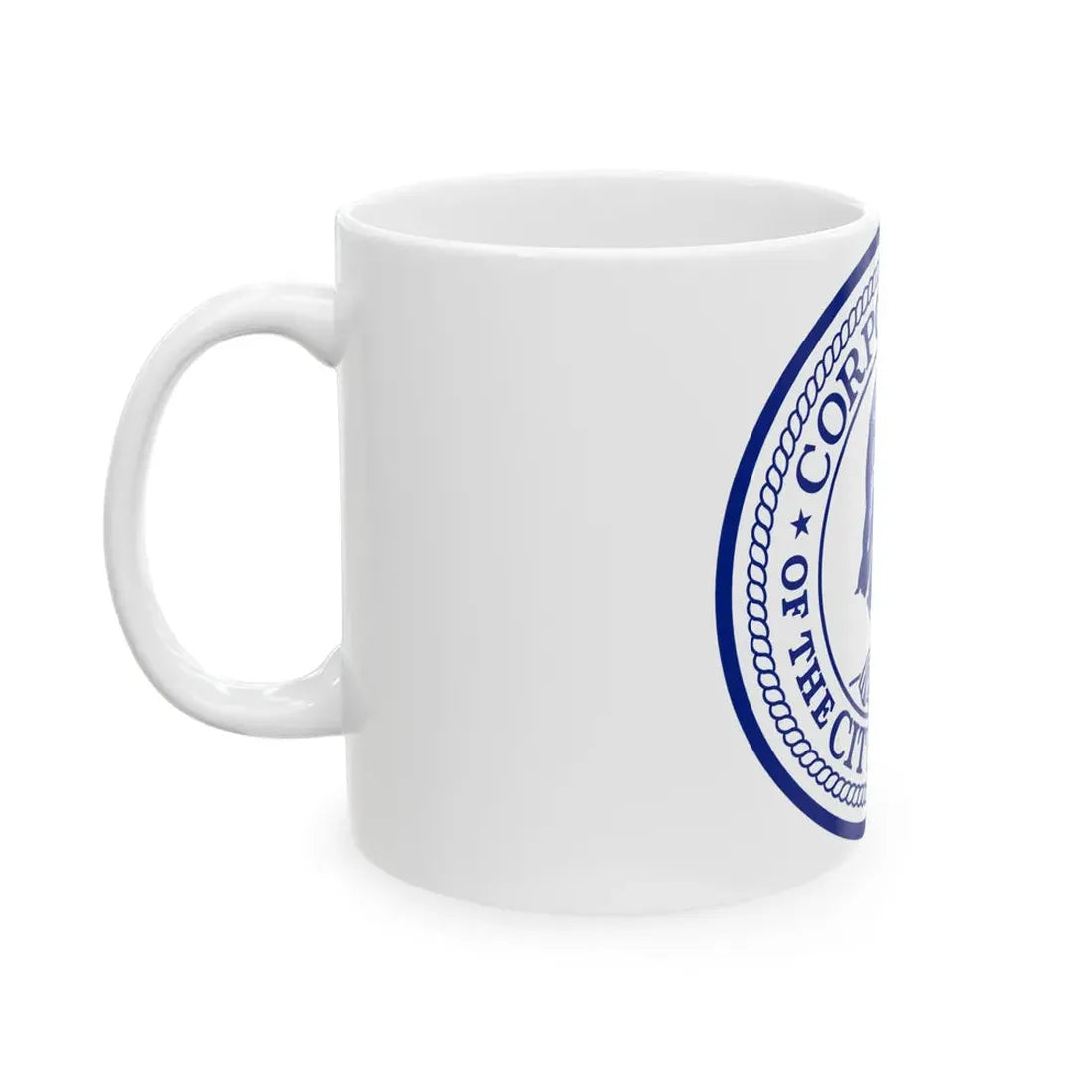 Seal of Yonkers New York - White Coffee Mug - Go Mug Yourself