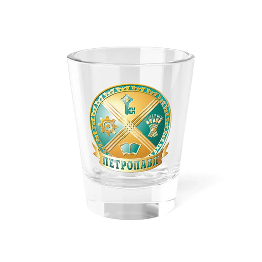 Seal Petropavl (Kazakhstan) (Coat of Arms) Shot Glass 1.5oz 1.5oz - Go Mug Yourself