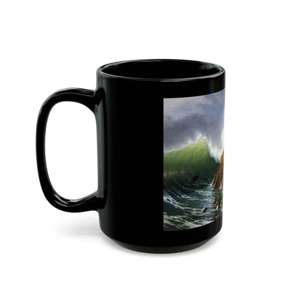 Seal Rock (1872) - Black Coffee Mug-Go Mug Yourself