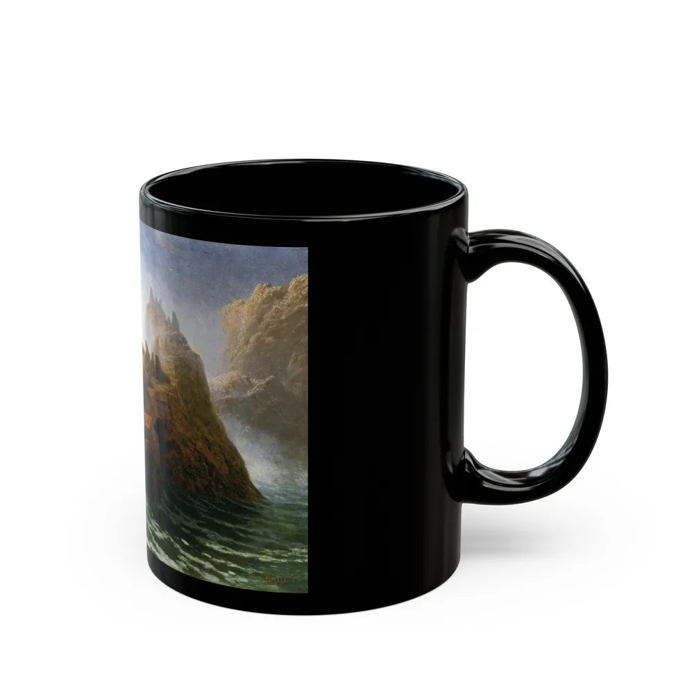 Seal Rock (1872) - Black Coffee Mug-Go Mug Yourself