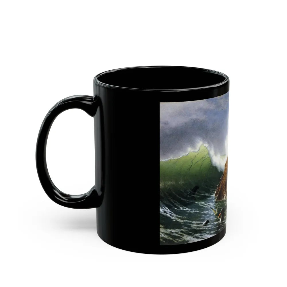 Seal Rock (1872) - Black Coffee Mug-Go Mug Yourself