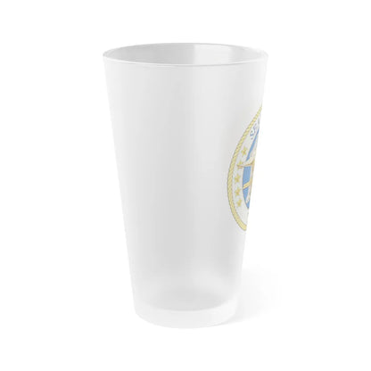 Seal Team 10 Colored (U.S. Navy) Frosted Pint Glass 16oz-Go Mug Yourself