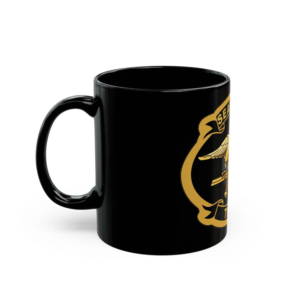 Seal Team 3 (U.S. Navy) Black Coffee Mug-Go Mug Yourself