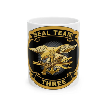 Seal Team 3 (U.S. Navy) White Coffee Mug-11oz-Go Mug Yourself