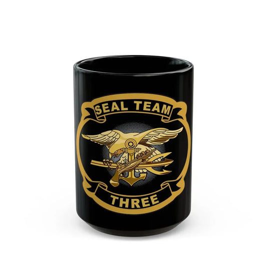 Seal Team 3 (U.S. Navy) Black Coffee Mug 15oz - Go Mug Yourself