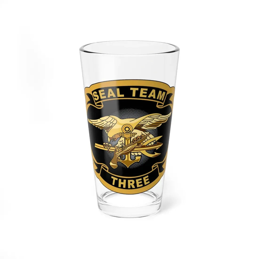 Seal Team 3 (U.S. Navy) Pint Glass 16oz 16oz - Go Mug Yourself