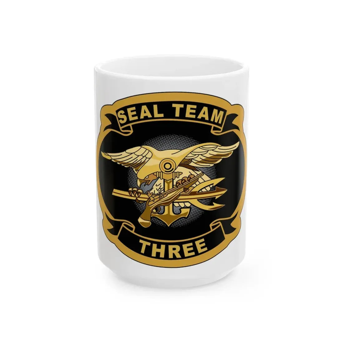 Seal Team 3 (U.S. Navy) White Coffee Mug 15oz - Go Mug Yourself
