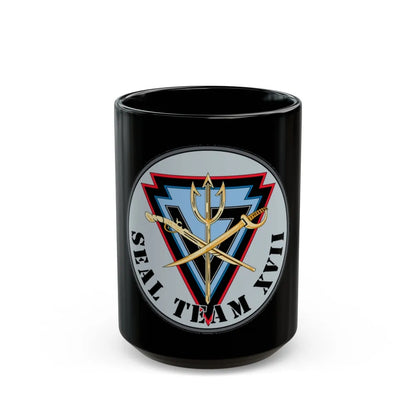 Seal Team XVII (U.S. Navy) Black Coffee Mug-15oz-Go Mug Yourself