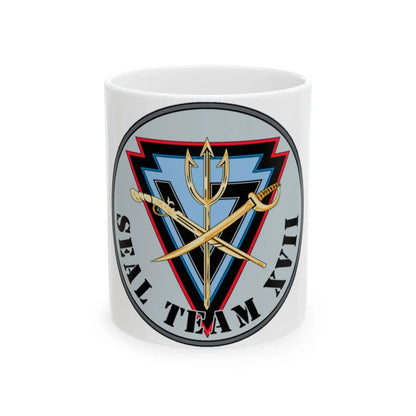 Seal Team XVII (U.S. Navy) White Coffee Mug-11oz-Go Mug Yourself