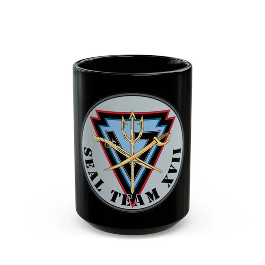 Seal Team XVII (U.S. Navy) Black Coffee Mug 15oz - Go Mug Yourself