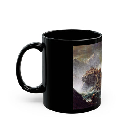 Seals On the Rocks, Farallon Isalnds (1872) - Black Coffee Mug-Go Mug Yourself