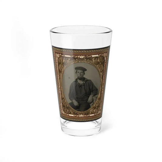 Seaman Ebenezer Mckay Of U.S. Navy In Uniform (U.S. Civil War) Pint Glass 16oz 16oz - Go Mug Yourself