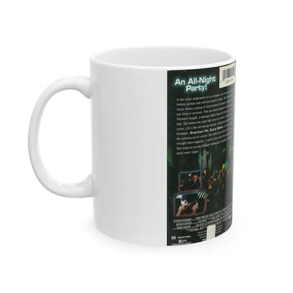 SEAMLESS (VHS COVER) - White Coffee Mug - Go Mug Yourself