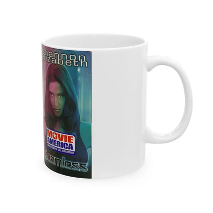 SEAMLESS (VHS COVER) - White Coffee Mug - Go Mug Yourself