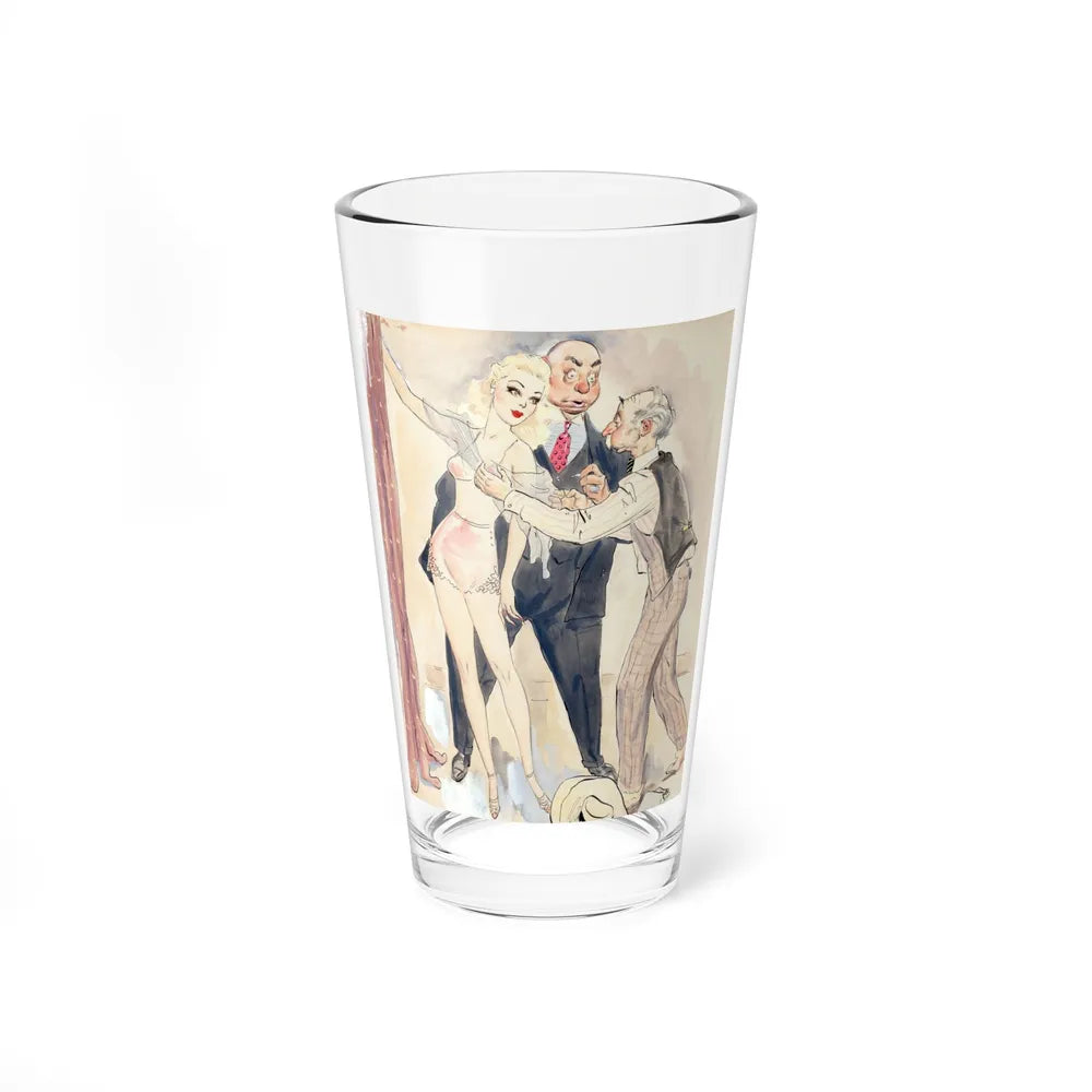 Seamster Coping a Feel (Magazine Illustration) Pint Glass 16oz-16oz-Go Mug Yourself