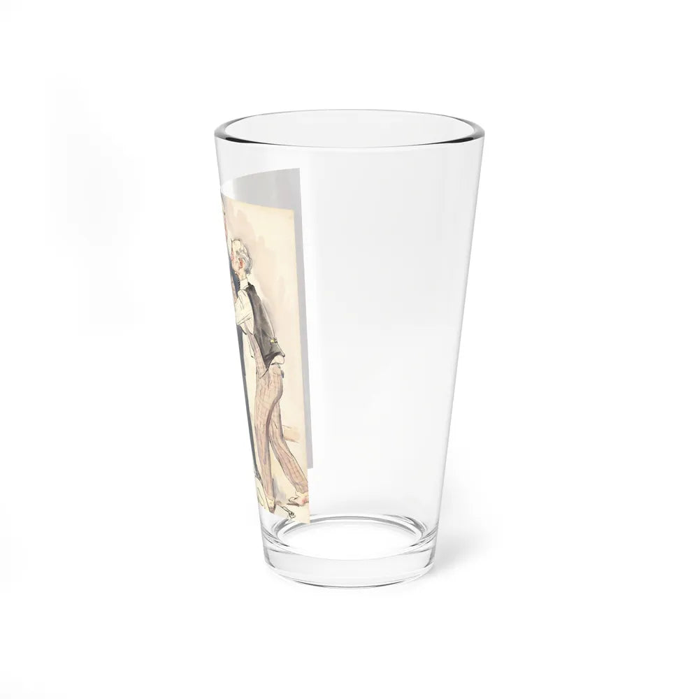 Seamster Coping a Feel (Magazine Illustration) Pint Glass 16oz-Go Mug Yourself