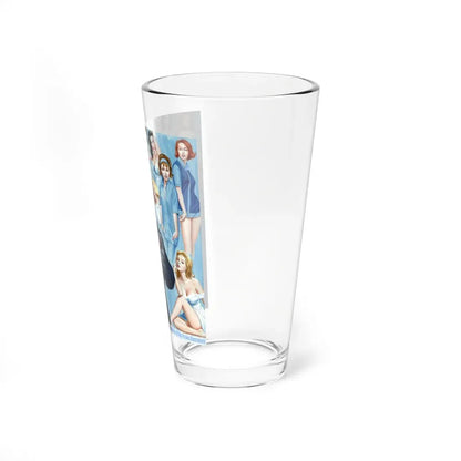 Sean Connery as James Bond, by Mort Kunstler - Pint Glass 16oz - Go Mug Yourself