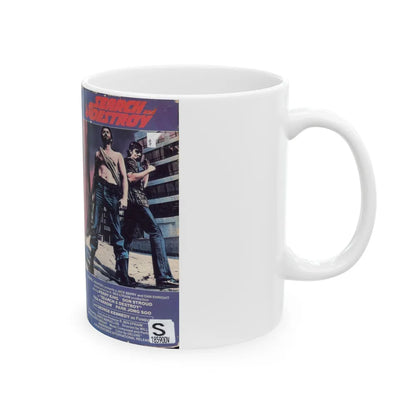 SEARCH AND DESTROY (VHS COVER) - White Coffee Mug-Go Mug Yourself