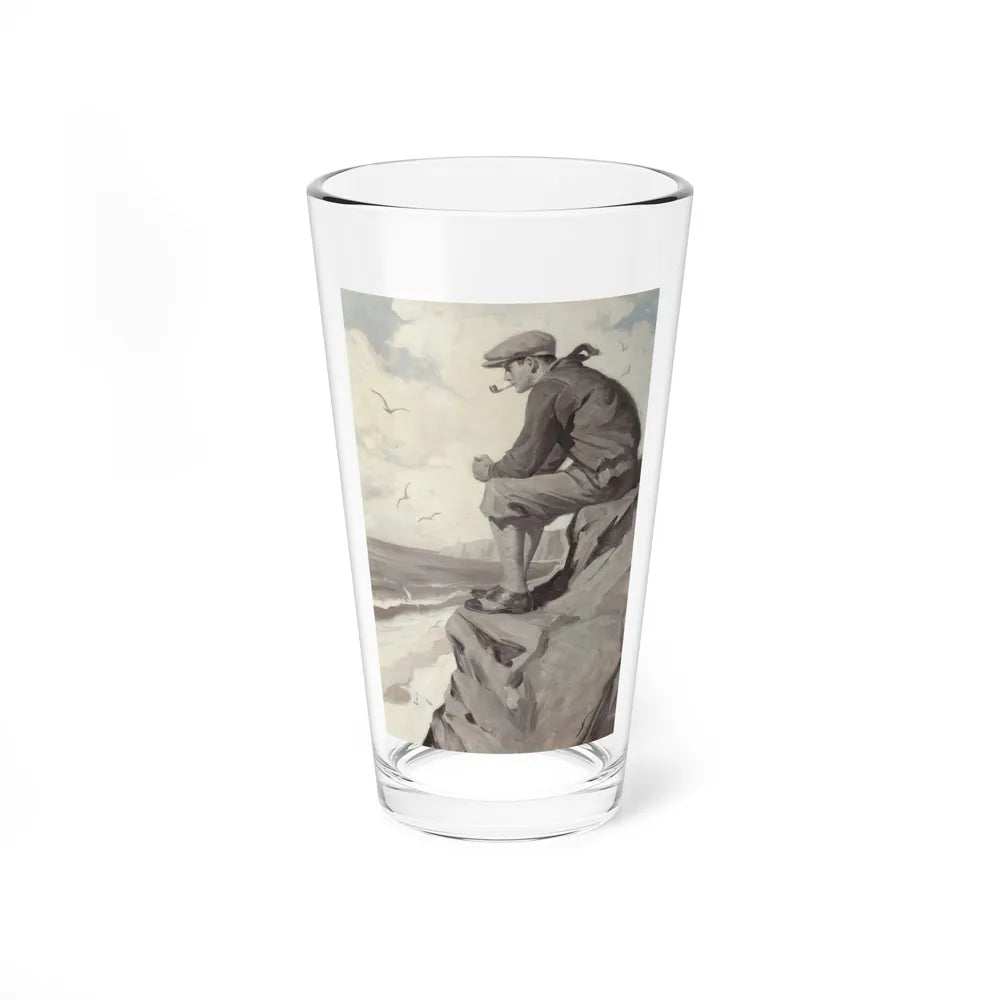 Seaside Smoke (Magazine Illustration) Pint Glass 16oz-16oz-Go Mug Yourself