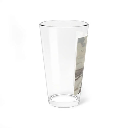 Seaside Smoke (Magazine Illustration) Pint Glass 16oz-Go Mug Yourself