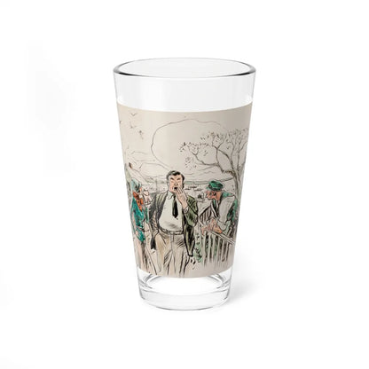 Seaside Town, Woman's Home Companion interior illustration (Magazine Illustration) Pint Glass 16oz 16oz - Go Mug Yourself