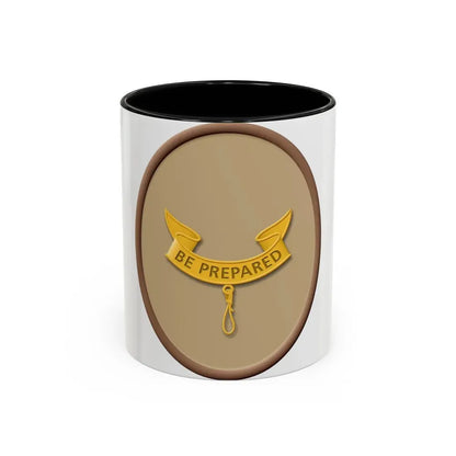 Second Class (Boy Scout Merit Badge) Accent Coffee Mug 11oz Black - Go Mug Yourself