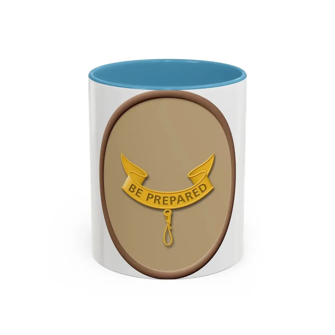 Second Class (Boy Scout Merit Badge) Accent Coffee Mug 11oz Light Blue - Go Mug Yourself
