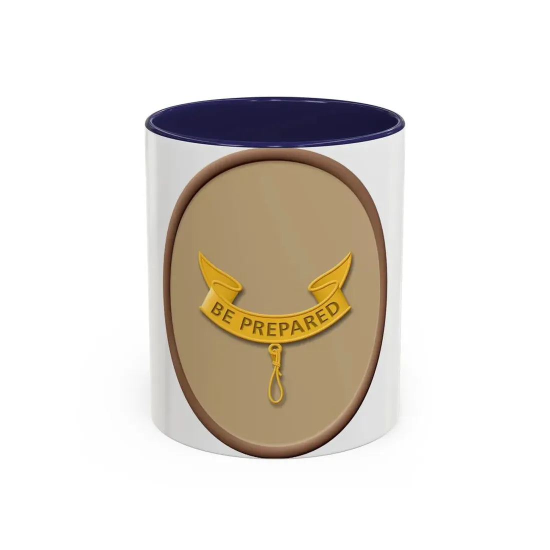 Second Class (Boy Scout Merit Badge) Accent Coffee Mug 11oz Navy - Go Mug Yourself