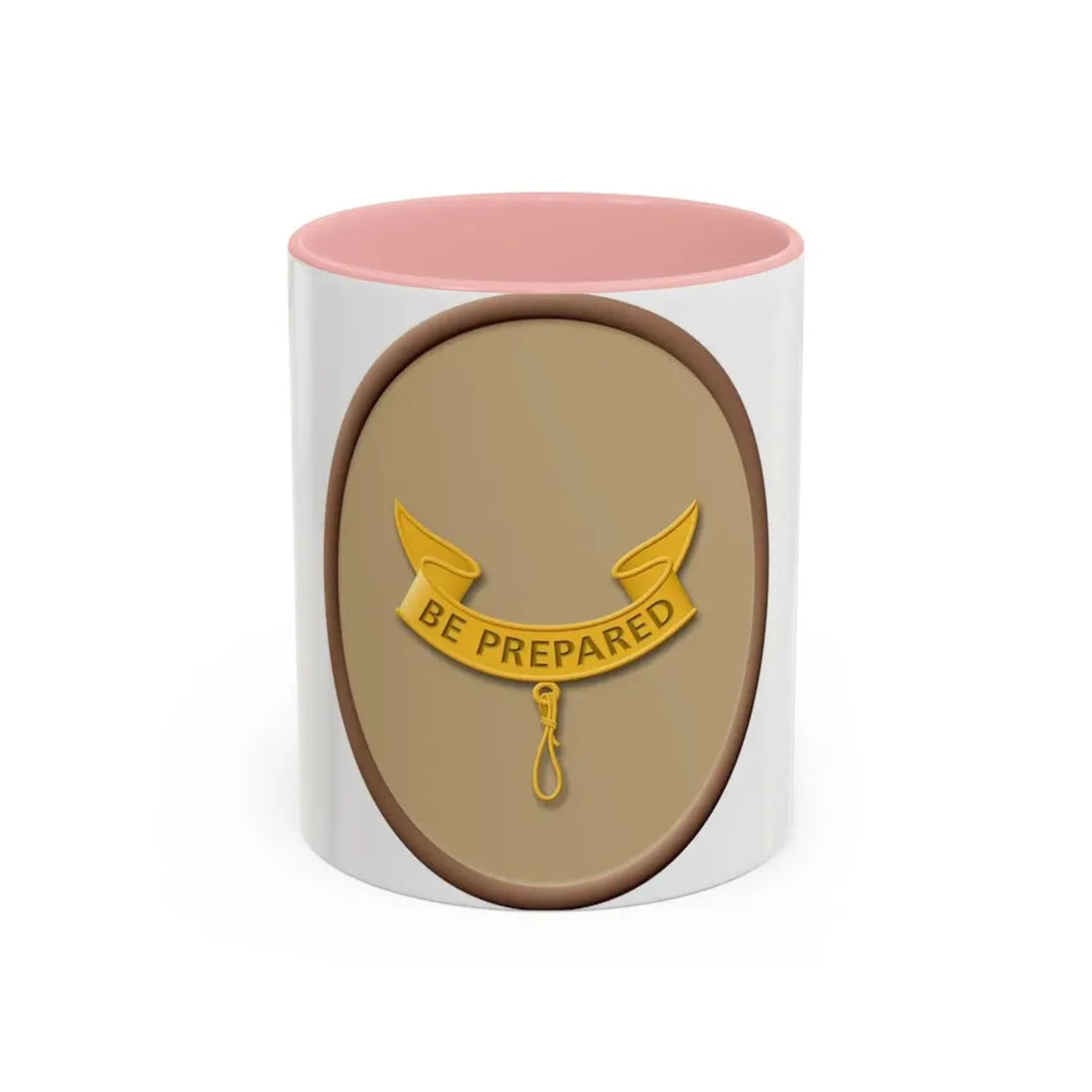 Second Class (Boy Scout Merit Badge) Accent Coffee Mug 11oz Pink - Go Mug Yourself