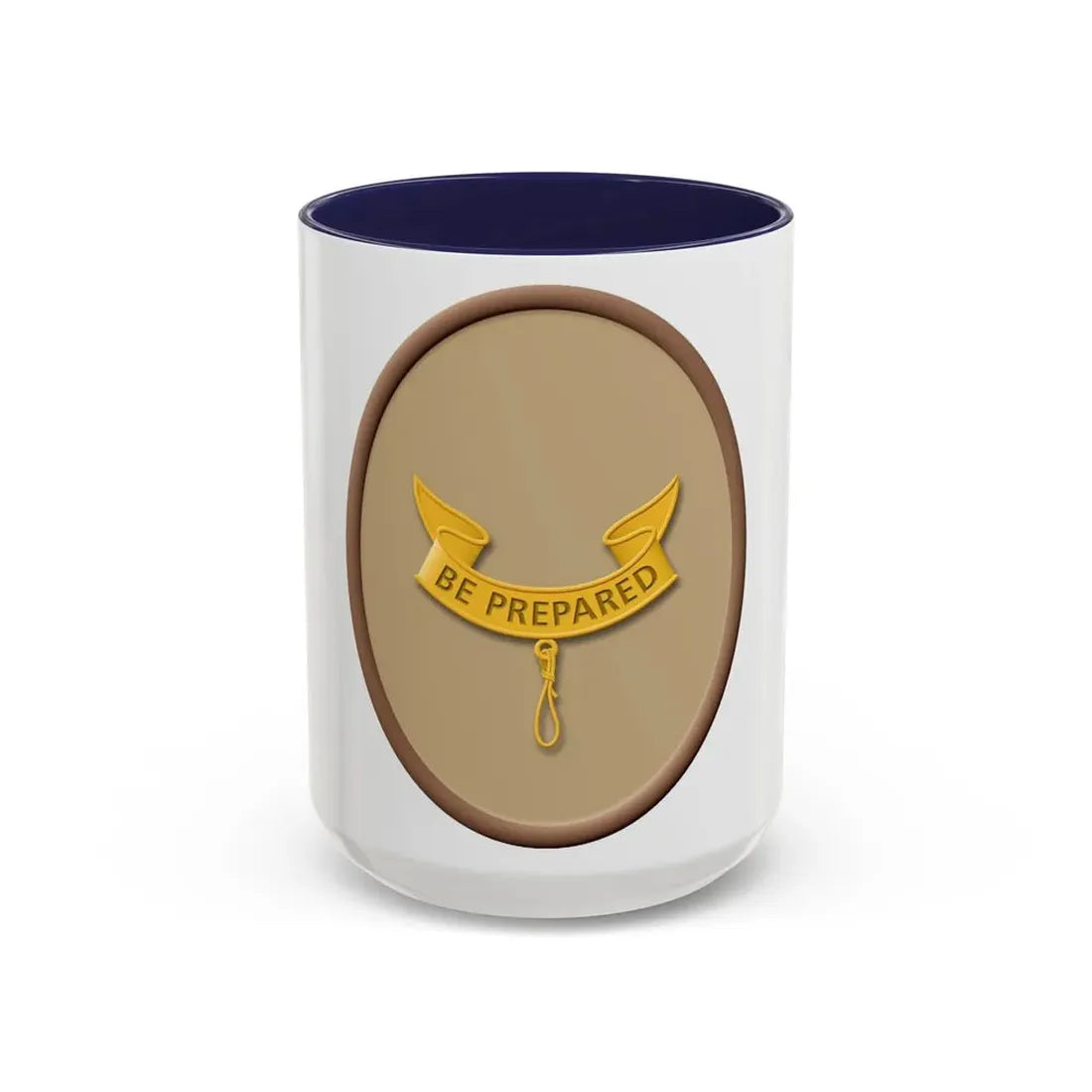 Second Class (Boy Scout Merit Badge) Accent Coffee Mug 15oz Navy - Go Mug Yourself