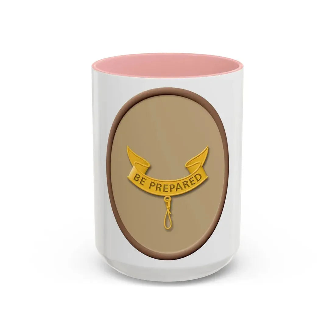 Second Class (Boy Scout Merit Badge) Accent Coffee Mug 15oz Pink - Go Mug Yourself