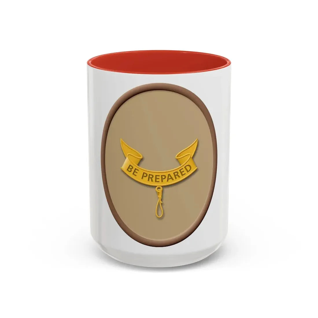 Second Class (Boy Scout Merit Badge) Accent Coffee Mug 15oz Red - Go Mug Yourself