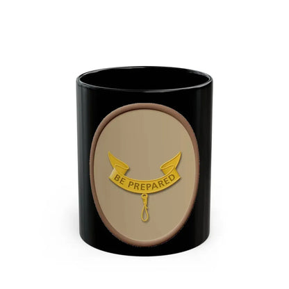 Second Class (Boy Scout Merit Badge) Black Coffee Mug 11oz - Go Mug Yourself