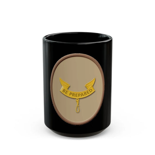 Second Class (Boy Scout Merit Badge) Black Coffee Mug-15oz-Go Mug Yourself