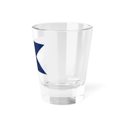 Second house flag of the Collins Line (United States) Shot Glass 1.5oz - Go Mug Yourself