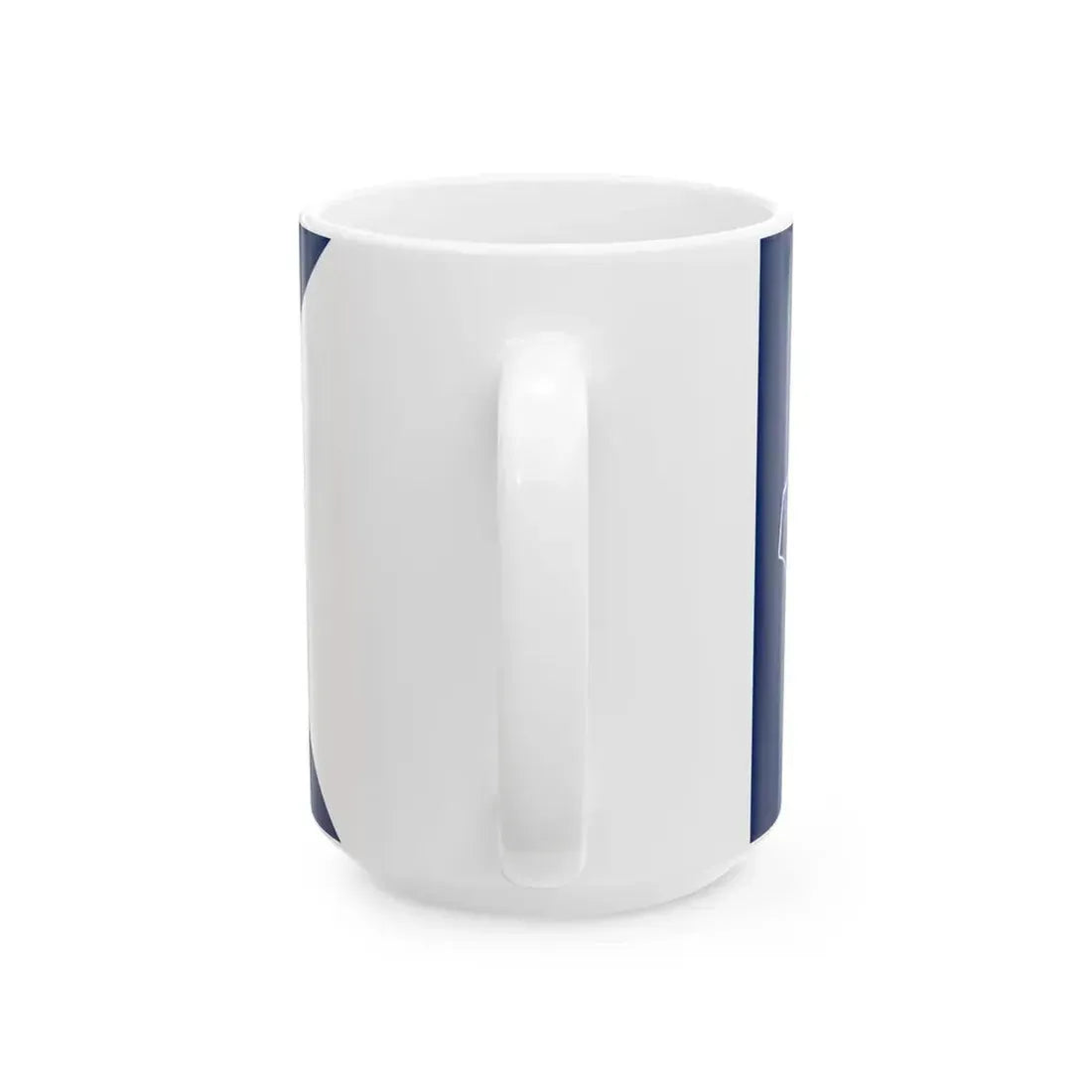 Second house flag of the Collins Line (United States) White Coffee Mug - Go Mug Yourself