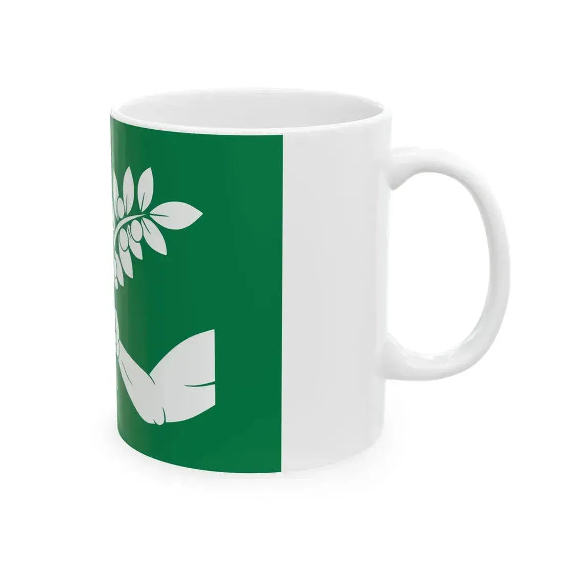 Second proposed flag of Marche (Italy) White Coffee Mug - Go Mug Yourself