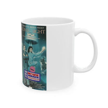 SECOND SIGHT JOHN LARROQUETTE BRONSON PINCHOT (VHS COVER) - White Coffee Mug-Go Mug Yourself