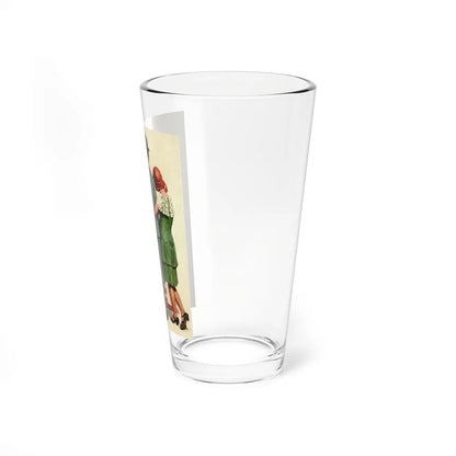 Second Thought (Magazine Illustration) Pint Glass 16oz-Go Mug Yourself