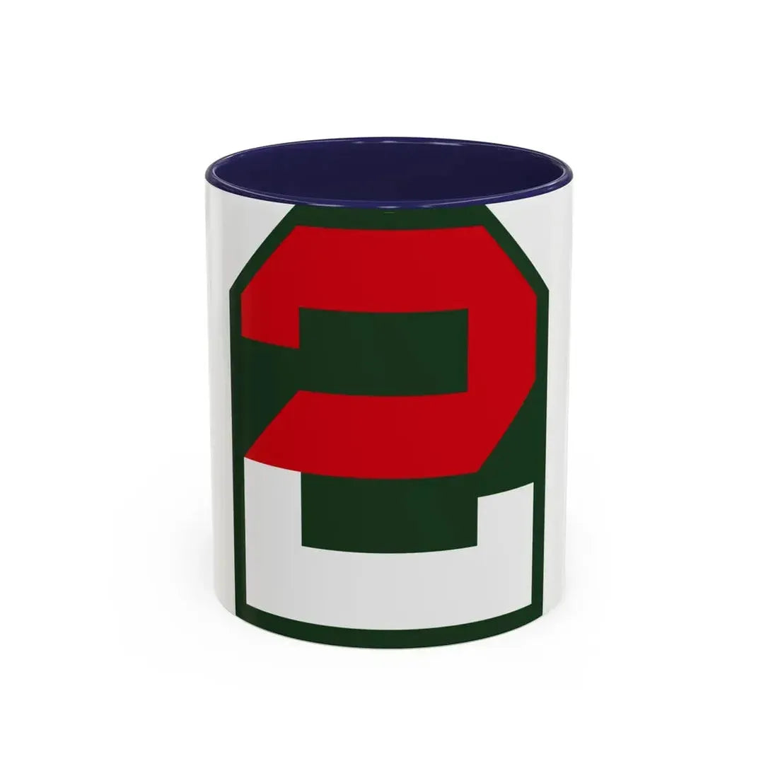 Second United States CSIB (U.S. Army) Accent Coffee Mug 11oz Navy - Go Mug Yourself