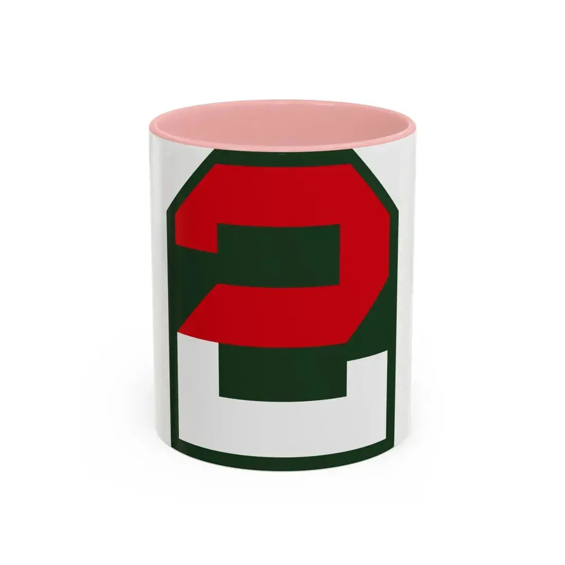 Second United States CSIB (U.S. Army) Accent Coffee Mug 11oz Pink - Go Mug Yourself